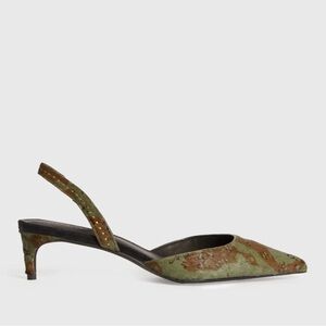 ALLSAINTS Mia sling back in camo print
